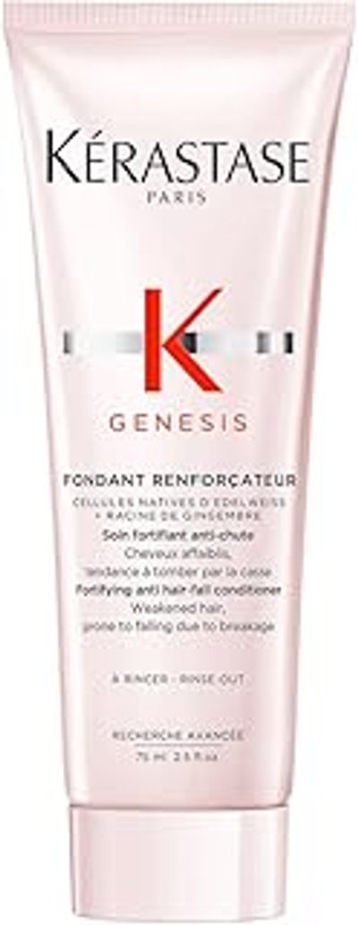 Kérastase Genesis, Fondant Renforçateur, Versterkende Anti-haaruitval Conditioner, Met Gemberwortel en Edelweiss, Voor Fijn, Verzwakt Haar, Anti-Haaruitval, 75 ml