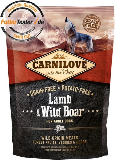 Carnilove Lamb / Wild Boar Adult hondenbrokken - 1,55 kilo
