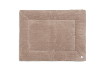Jollein - Boxkleed - Cloudy Rib - Milky Coffee - Polyester - Speelkleed Baby - 75x95cm