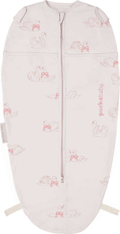 Puckababy The Original Mini inbakerslaapzak 3-6 mnd Light rosé /Swans