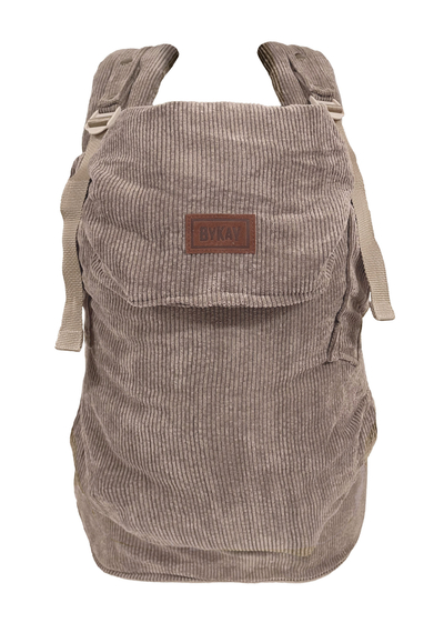 ByKay Draagzak Click Carrier Deluxe PRO - Luxe Draagzak Draagzak Baby vanaf broekmaat 62/68 tot +/- 3jaar - Maximale Ondersteuning, Comfort & Ergonomie - Click & Go - voor Buik, Heup en Rug - Rib Dark Oat