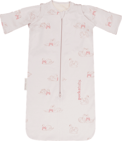 Puckababy The Bag Newborn baby slaapzak 0-6 mnd Light rosé /Swans