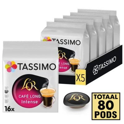 Tassimo L’Or Café Long Intenso 80 koffiecups