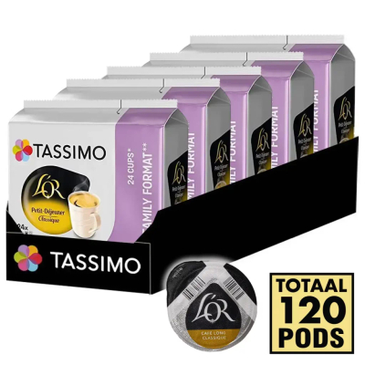 Tassimo L’Or Café Long Classique 120 koffiecups