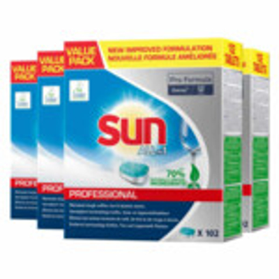 Sun All in 1 Professional vaatwastabletten  - 408 wasbeurten