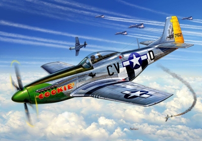 Revell Modelbouwpakket Militaire voertuigen - 04148 P-51D Mustang Plastic - 1:72 -