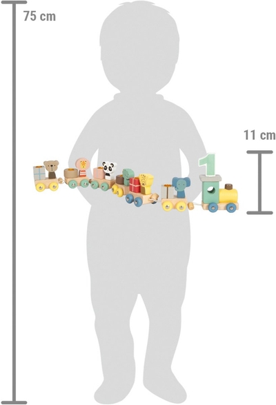 Small Foot - Houten Verjaardagtrein met Dieren