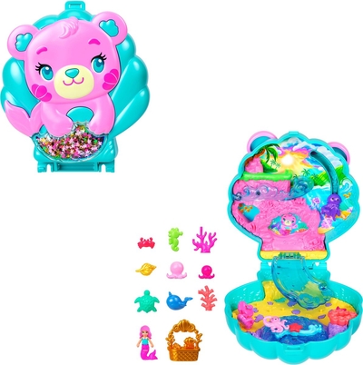 Polly Pocket Glittereiland - Compacte Speelfigurenset