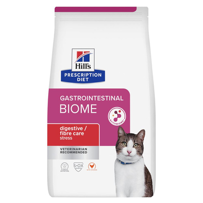 8kg Hill's Prescription Diet Gastrointestinal Biome Stress met kip droogvoer voor katten - kattenbrokken