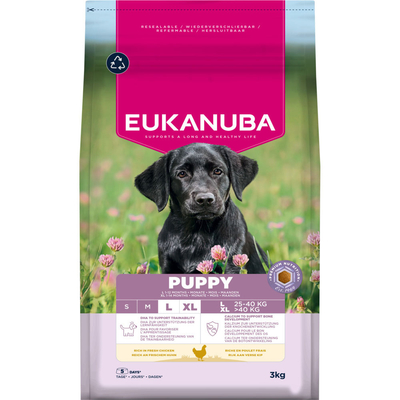 15kg Eukanuba Premium Nutrition Puppy Large & Giant Breed Kip droogvoer voor honden - hondenbrokken