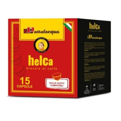 Passalacqua HELCA capsules compatibel Nescafé DOLCE GUSTO apparaten (15 st)