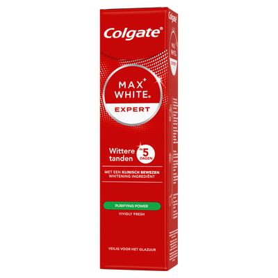 12x Colgate Tandpasta Max White Expert Purifying Power 75 ml