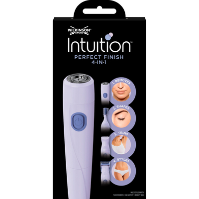 3x Wilkinson Intuition Perfect Finish 4 in 1 Trimmer 1 set