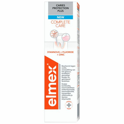 6x Elmex Tandpasta Caries Protection Plus Complete Care 75 ml
