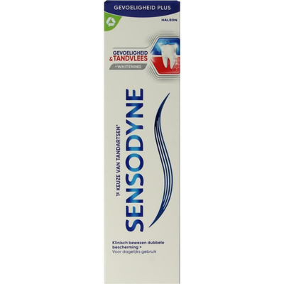 6x Sensodyne Tandpasta Gevoeligheid&Tandvlees Whitening 75 ml