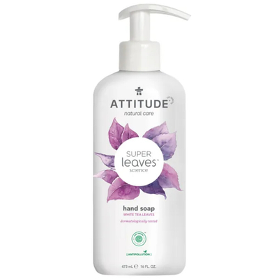 2x Attitude Super Leaves Handzeep White Tea Leaves 473 ml