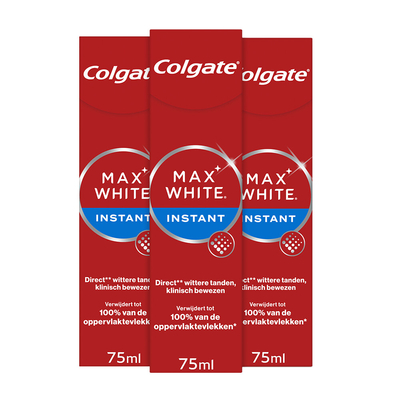 3x Colgate Tandpasta Max White Optic 75 ml