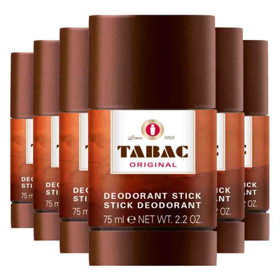 6x Tabac Original Deodorant Stick 75 ml