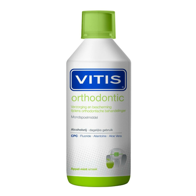 2x Vitis Mondwater Orthodontic 500 ml