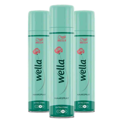 3x Wella Haarspray Extra Strong Hold 75 ml