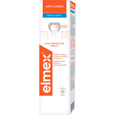 12x Elmex Tandpasta Anti-Cariës Gentle White 75 ml