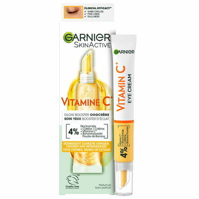 3x Garnier SkinActive Vitamine C Glowbooster Oogcrème 15 ml