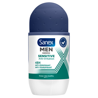 3x Sanex Deodorant Roller Men Sensitive 50 ml