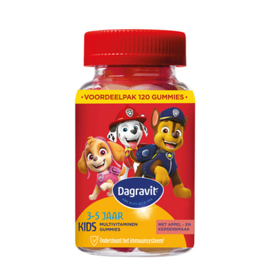 Gratis Verzending: 2x Dagravit Multivitamine Gummie Paw Patrol 120 gummies