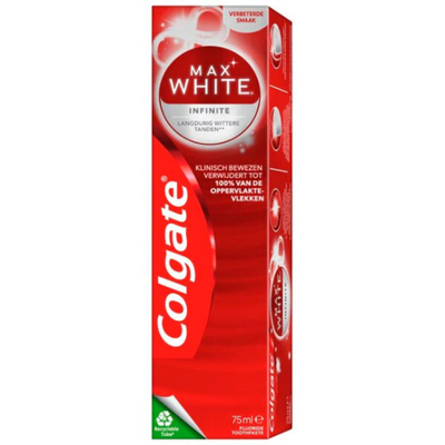 6x Colgate Tandpasta Max White Infinite 75 ml
