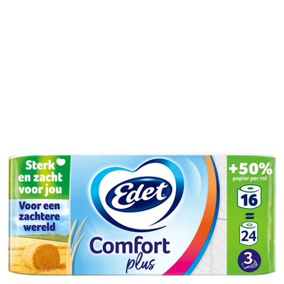 Edet Comfort 3-laags toiletpapier - 32 rollen