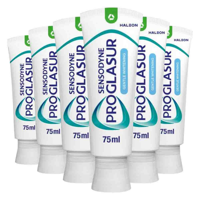 6x Sensodyne Tandpasta ProGlasur Multi-Action Gentle White 75 ml