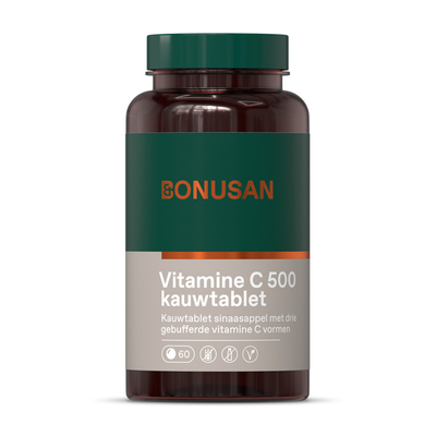 Gratis Verzending: 2x Bonusan Vitamine C 500 mg 60 kauwtabletten