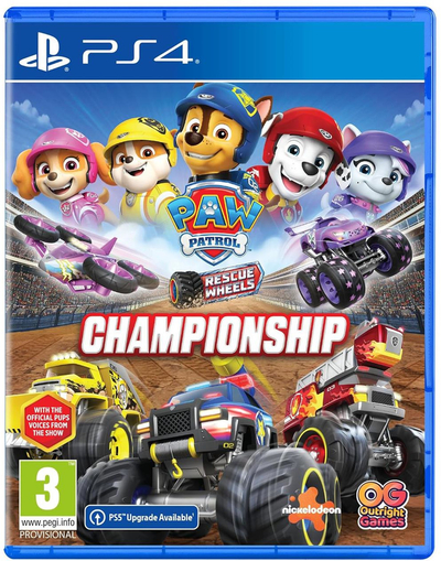 PAW Patrol Rescue Wheels Championship PlayStation 4