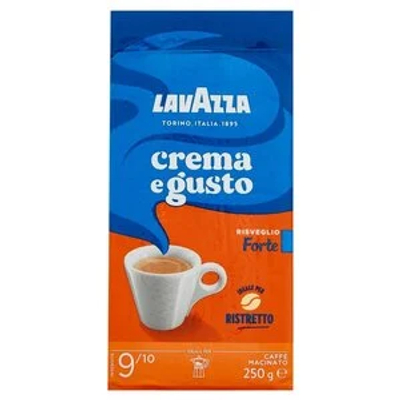 Lavazza Lavazza Crema é Gusto Forte gemalen 250 g Filterkoffie