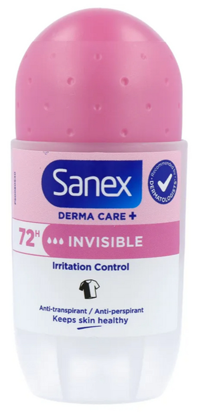 Sanex Derma Care+ Invisible Deoroller 53 ml