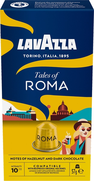 Lavazza Tales of Roma Koffiecups - 10 x 10 stuks