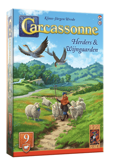 999 Games Carcassonne: Herders & Wijngaarden – Uitbreiding 9 – 999 Games