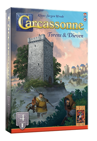 999 Games Carcassonne: Torens & Dieven – Uitbreiding 4 – 999 Games