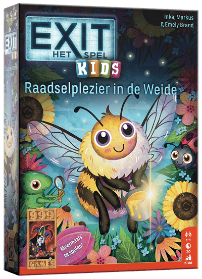 999 Games EXIT Kids: Raadselplezier in de Weide – Puzzelspel – 999 Games