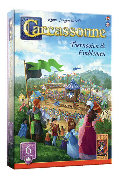 999 Games Carcassonne: Toernooien & Emblemen – Uitbreiding 6 – 999 Games