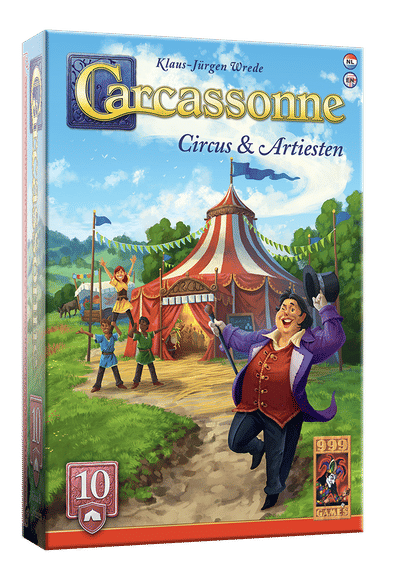 999 Games Carcassonne: Circus & Artiesten – Uitbreiding 10 – 999 Games