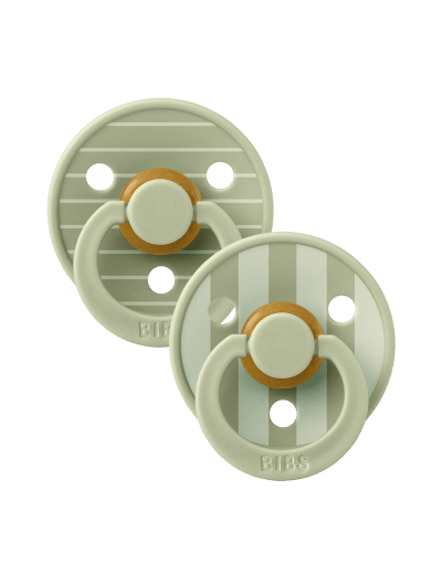 Bibs BIBS – Studio Collection - Fopspeen - Anatomisch – Sage Mix – Maat 2 – 2 Stuks