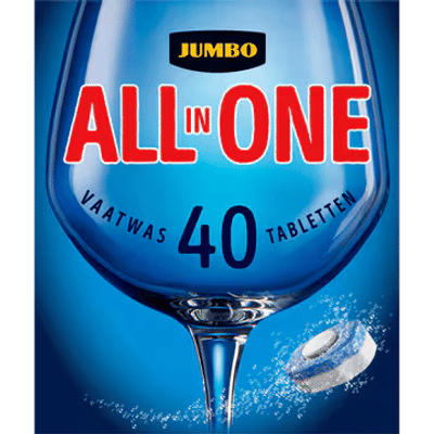 Jumbo  vaatwastabletten  - 40 wasbeurten