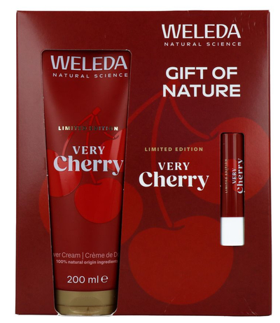 Weleda Very Cherry Cadeauset - Douchecrème & Lippenbalsem - Kersen - Limited Edition