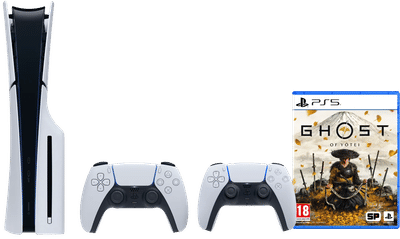PlayStation 5 Slim Disc Edition + Ghost of Yotei + Extra Controller Wit