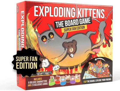 Exploding Kittens The Board Game - Super Fan Edition