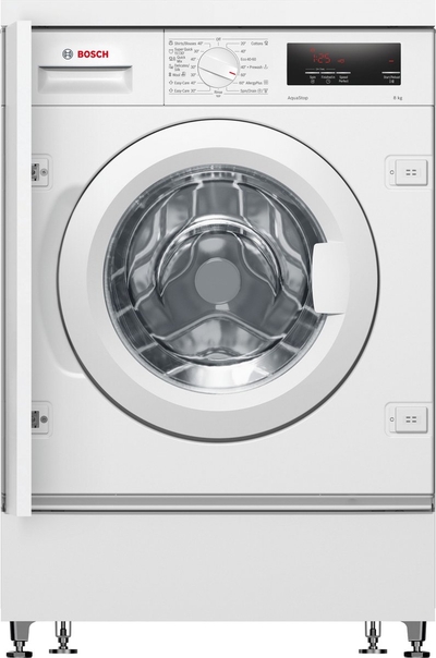 Bosch WIW24342EU - Serie 6 - Inbouw Wasmachine - 1200 rpm - Engelstalige display - Energielabel C - Zeer stil