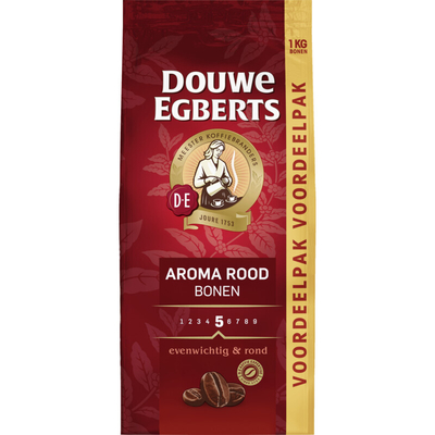 Douwe Egberts Aroma rood koffiebonen voordeelpak Douwe Egberts koffiebonen 1 kg