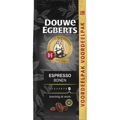 Douwe Egberts Espresso koffiebonen voordeelpak Douwe Egberts koffiebonen 1 kg