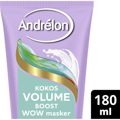 Andrélon Kokos volume boost 1 minuut wow masker Haarmasker 180 ml